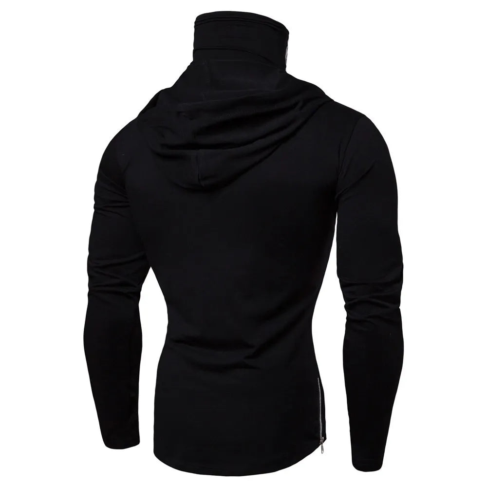 Men Long Sleeve Hooded Sweatshirt