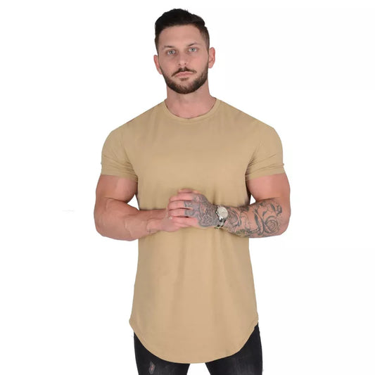 Gym T-shirt Men Short sleeve Cotton