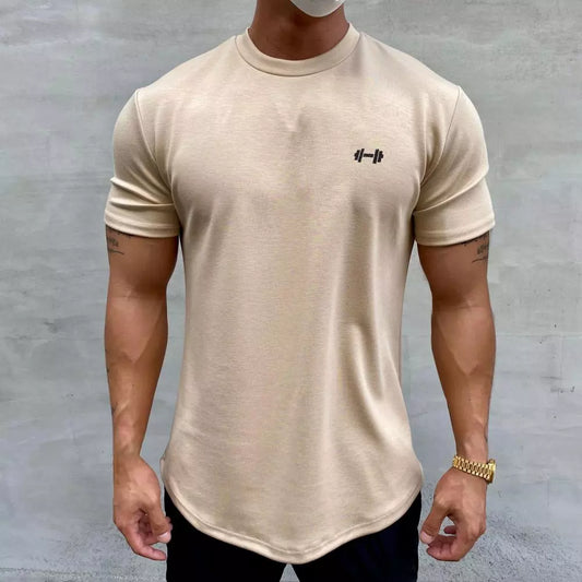 Male Sports Gym Muscle Fitness T Shirt